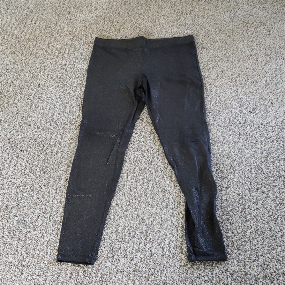 Sparkly black leggings